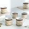 Golden Bamboo Tea Cup Set Of 6 - The Earth Store - Tea Cups
